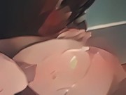 Animated Snowbunny Sucking BBC