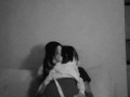pleasures in the evening naturally beautiful woman and handsome guy