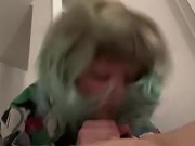 Becky the Clown edges her sub puppy style