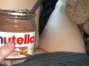 ثديين كبيرين من نوتيلا لفتاة سعودية - مراهقة لطيفة، مهبل ضيق، استرخِ، شاهد التلفاز عارية