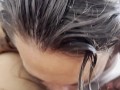 After Shower Im So HORNY🥵 Sucking His FAT COCK So Hard🤤