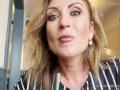 Public POV Blowjob From Hot Big Tits MILF Julia North Inside Coffee Shop