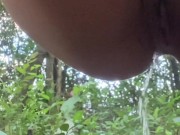 Lagoon Sounds Make Jungle Slut Release Long Wet Piss While Moaning Softly