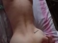 Girl sits on a dick