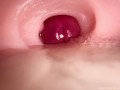 CLOSE UP CAMERA IN PUSSY: CUM Inside PUSSY TWICE! BEST CREAMPIE in 4K with Girl Moaning!