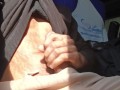Hot Guy Stroking His Big Cock in a Crowded Bus While Trying Not to Get Caught