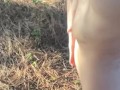 Naked Slut Waits In The Forest Begging To Get Fucked Hard Against A Pine Tree