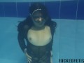 Emy sexy dress underwater
