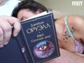 BLOWJOB while reading a book SWALLOW cum