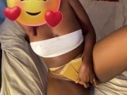 Playing with myself right after I got home from work