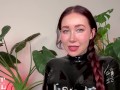DRIPPING & SQUIRTING MILF ESLUNA LOVE IN BLACK LATEX