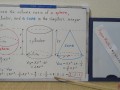 The volume ratio of a sphere, a cylinder, and a cone in the simplest integer ratio. [JapanMath]