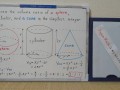 The volume ratio of a sphere, a cylinder, and a cone in the simplest integer ratio. [JapanMath]