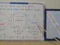 The volume ratio of a sphere, a cylinder, and a cone in the simplest integer ratio. [JapanMath]