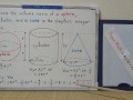 The volume ratio of a sphere, a cylinder, and a cone in the simplest integer ratio. [JapanMath]