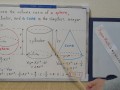 The volume ratio of a sphere, a cylinder, and a cone in the simplest integer ratio. [JapanMath]