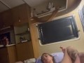 Baby latina masturbates herself while high