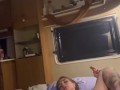 Baby latina masturbates herself while high