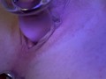 Close Up Squirting Orgasm.. I was so horny I put my dildo in my tight little ass