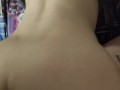 Amateur Teen With Big Bubble Booty Gets GooseBumps From Surprise Creampie!