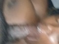 BIG TITTY WET MOUTH EBONY SAYS AHHHH SO GORILLA DICK CAN FUCK HER THROAT!!!!!!!!!!!!