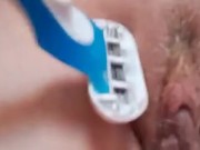 Giving my pussy (Lucy) a shave 😈🪒