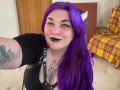 POV Goth Babe Stuffs You