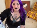 POV Goth Babe Stuffs You