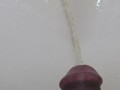 pitting into sink after a jerk off session | pissing | post masturbation | indian