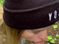 Step Sister Public Forest Sex. She Sucked Me Then I Fucked Her Outdoors