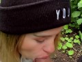 Step Sister Public Forest Sex. She Sucked Me Then I Fucked Her Outdoors