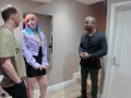 Hotwife gets blacked and cuckolds husband to get their house