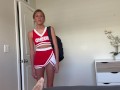 Step Sister Begs For Ride To Cheer Practice.. - Addison Vodka