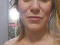 Masturbating and ACCIDENTAL Squirt in Target Changing Room!