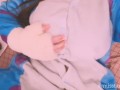 Perfect white pink pussy lesbian wet and tits girl fingering till orgasm cum long video