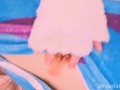 Perfect white pink pussy lesbian wet and tits girl fingering till orgasm cum long video