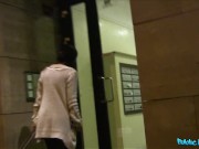 Public Agent - real Japanese student tourist lost in the city shares a hotel room with me