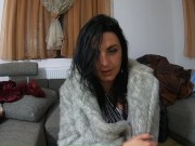 Love to suck and fuck with this furhooded down-jackets