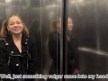 Stuck in an elevator with a tiny babe with a big ass and dirty thoughts