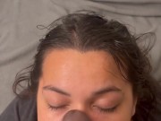 Couldn’t find Her Face Cream Untill She Squeezed It Out Of My Balls For A Facial