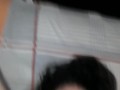 Cum on my lover's face, a quickie and I fill his face with semen!