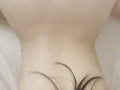 POV asian babe blowjob and crazy riding on bwc for a creampie