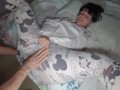 I fuck my hot stepmom and cum inside her juicy hairy pussy. Creampie big hairy pussy close up