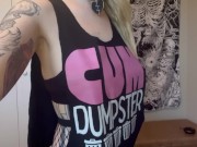 “I’m your cum dumpster” JOI with your cumslut