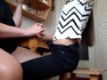 Quick mutual jerk off in the kitchen of two girls - IkaSmokS