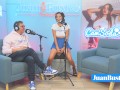 LATINA GigiDamessco Sex addict gets her pussy wet with FUCKMACHINE vibration on Podcast