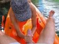 Fastest Cum Outdoors? She Rides Him Hard on a Kayak – Pure Pleasure Vertical