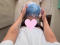 Evangelion Cosplay / Rei Fucks Shinji Pt: 2 / Deepthroat, Foot job and lube