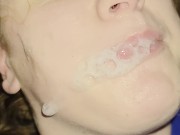 Cum diet for cock queen EllieMae Plays