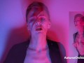 David Bowie cosplay with Eros Foundry dildo fucking and Hitachi vibrator orgasms...